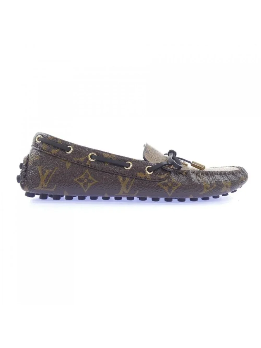 Louis Vuitton Monogram Reverse Gloria Line Loafers Shoes